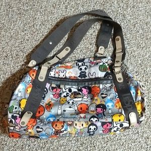 Tokidoki LeSportsac Inferno print duffle bag